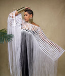Makeda, Queen of Sheba Royal Fringe Cape/Cover-up