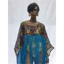 Makeda, Queen of Sheba Royal Fringe Cape/Cover-up