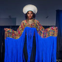 Makeda, Queen of Sheba Royal Fringe Cape/Cover-up