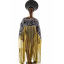 Makeda, Queen of Sheba Royal Fringe Cape/Cover-up