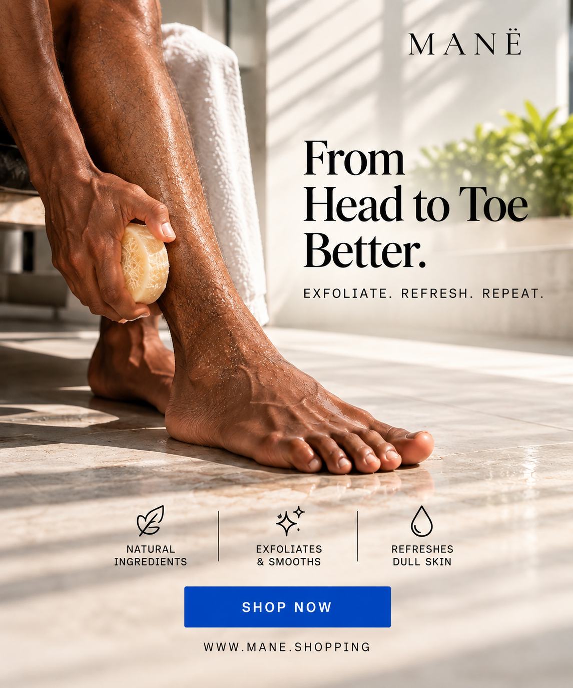 LENÇÓIS Exfoliating Luffa Body Bar