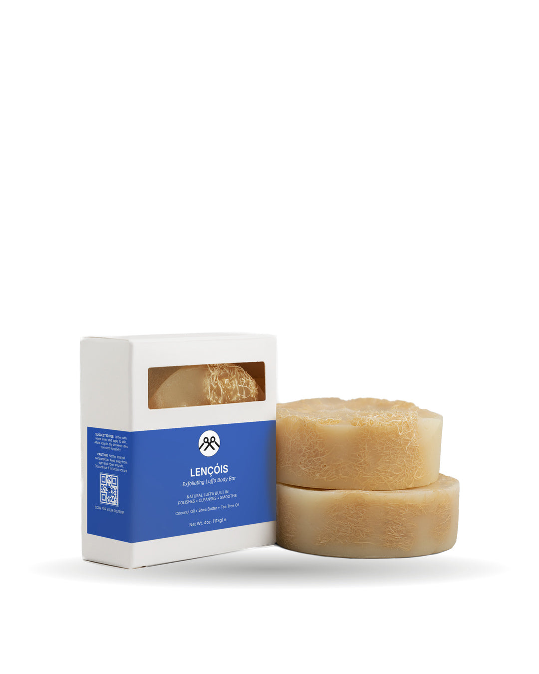 LENÇÓIS Exfoliating Luffa Body Bar