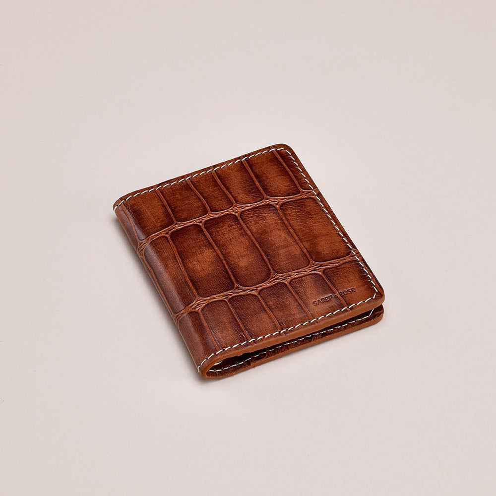 Leather Bifold Wallet and Money Clip