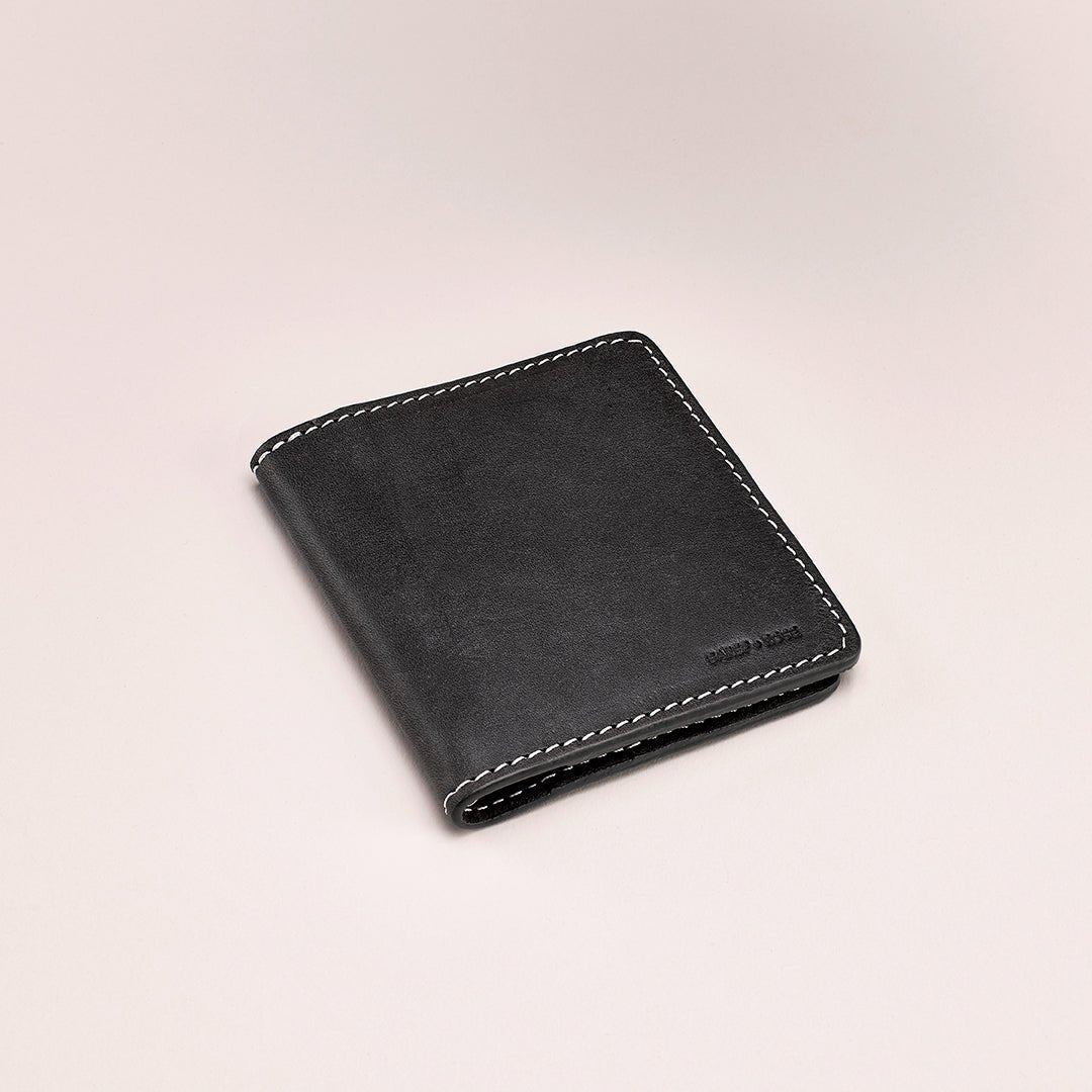 Leather Bifold Wallet and Money Clip