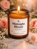 Midnight Bloom - The Luxury Floral Scented Candle for Home Decor, Relaxation & Romantic Atmosphere | Cologne Butter
