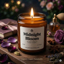 Midnight Bloom - The Luxury Floral Scented Candle for Home Decor, Relaxation & Romantic Atmosphere | Cologne Butter