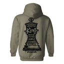 I AM HIM — King's Gambit | Black Ink | Pullover Hoodie | King Collection
