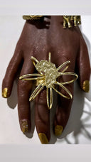 Nandi with Africa Map Statement ring