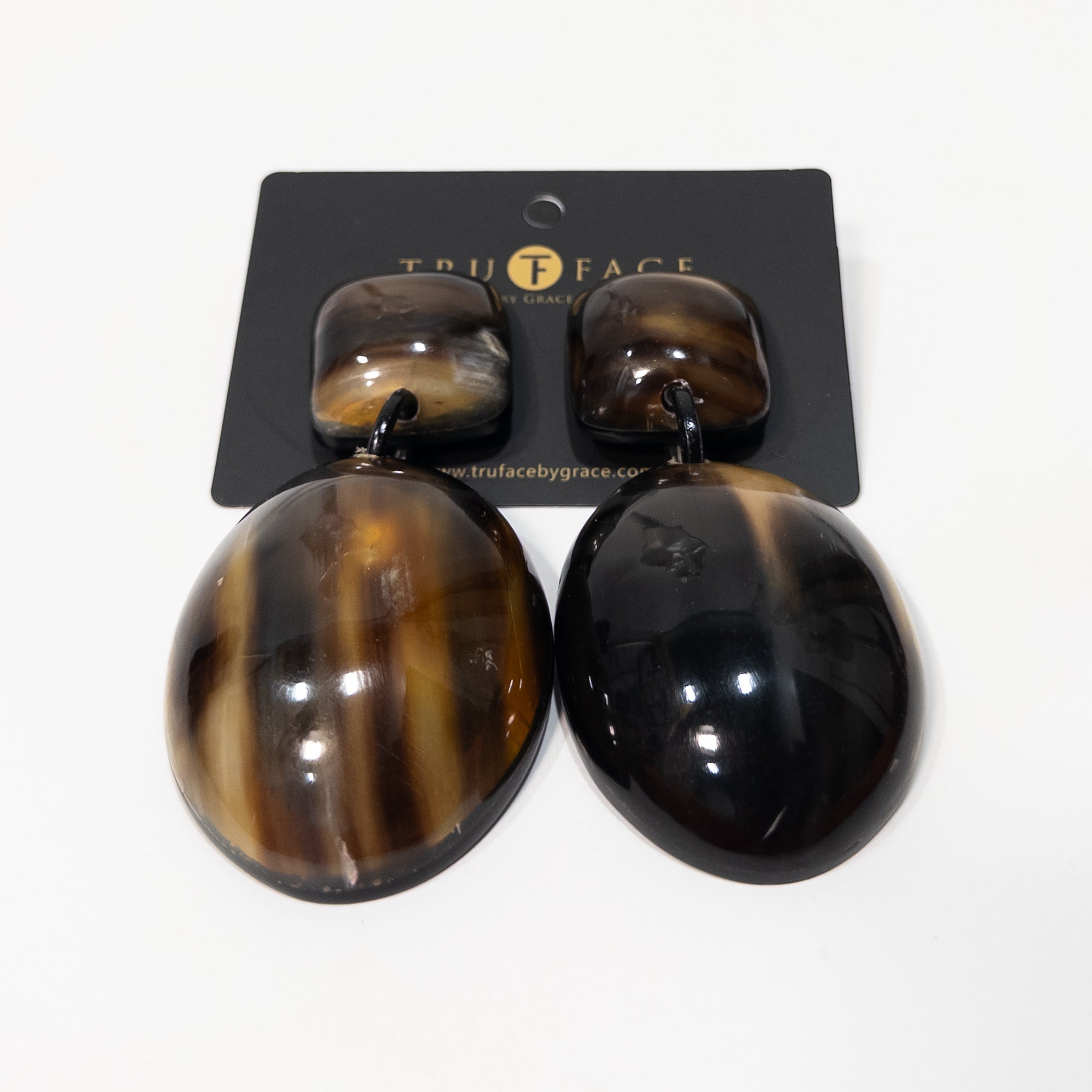 Natural Series: Afro Color POP Horn Drop Earrings