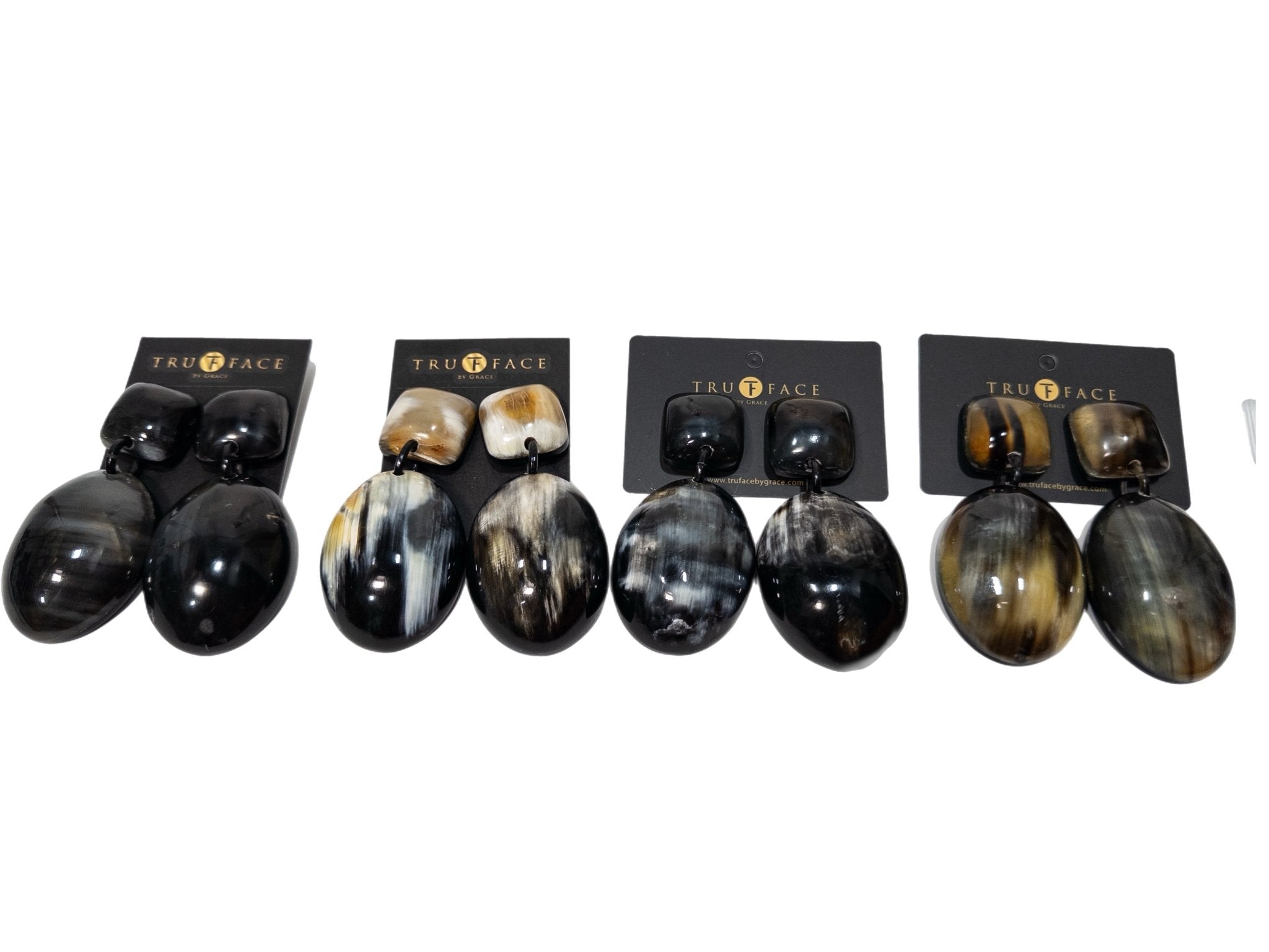 Natural Series: Afro Color POP Horn Drop Earrings