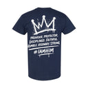 I AM HIM — King Anointed | White Ink | T-Shirt | King Collection