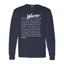 I AM HIM — Warrior Definition | White Ink | Long Sleeve Tee | Definitions of HIM Collection