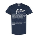 I AM HIM — Father Definition | White Ink | T-Shirt | Definitions of HIM Collection