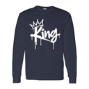 I AM HIM — King Sovereign | White Ink | Long Sleeve Tee | King Collection
