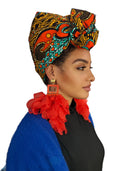 Nonso Square top flower petal earrings