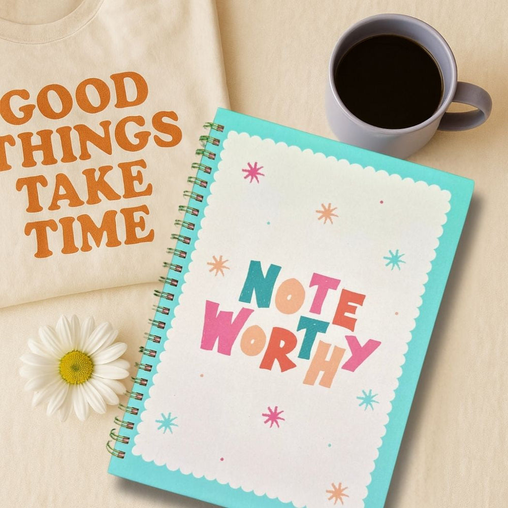 Noteworthy Colorful Notebook