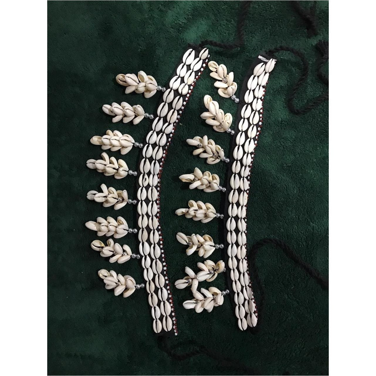 Obaa Serwaa cowry / cowrie shell choker or Reversible headpiece