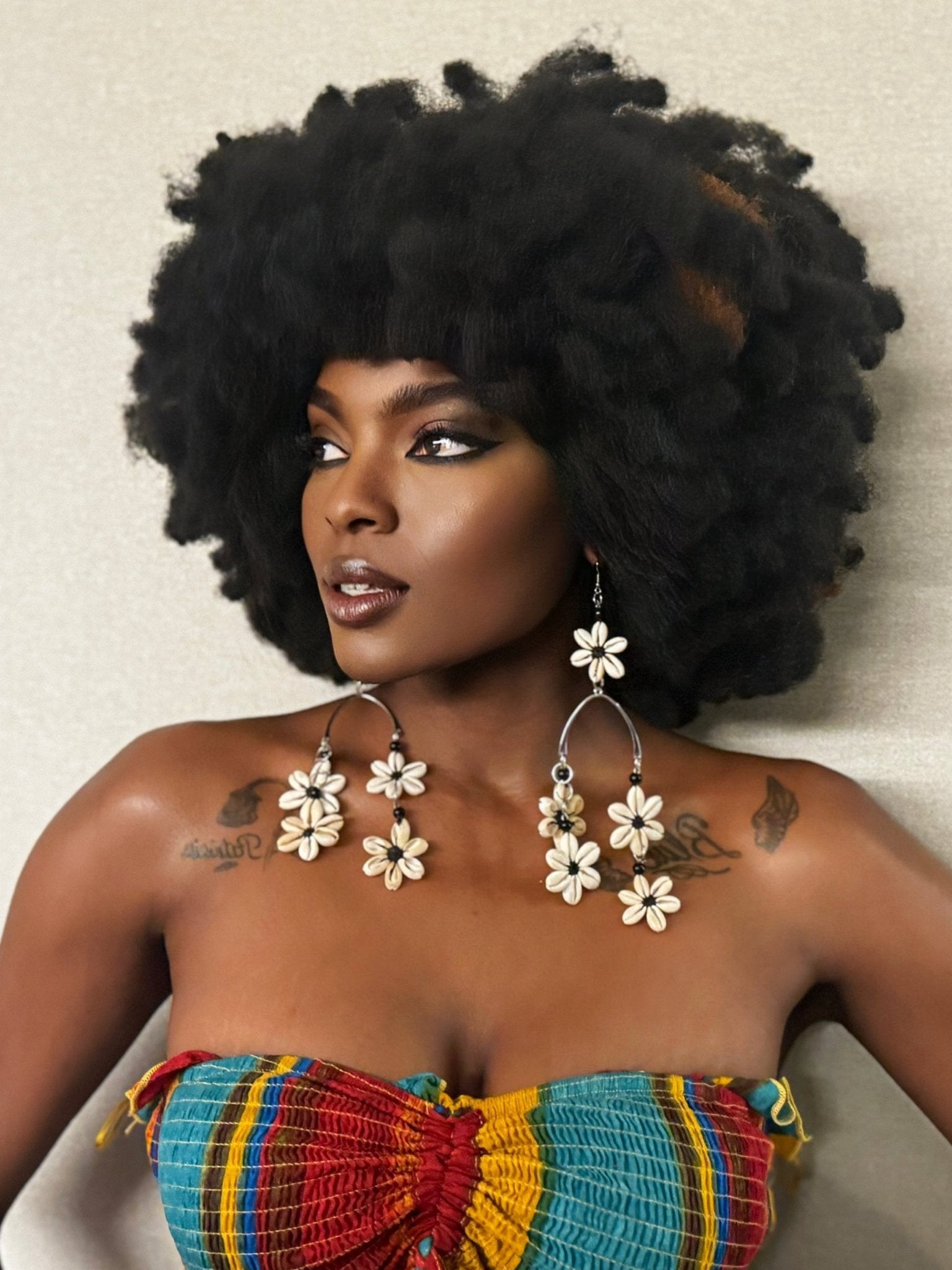 Ocean's Whisper Natural Cowry Shell Earrings