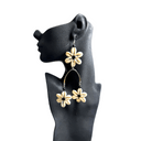 Ocean's Whisper Natural Cowry Shell Earrings