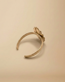 Oval Spiral Brass Bracelet
