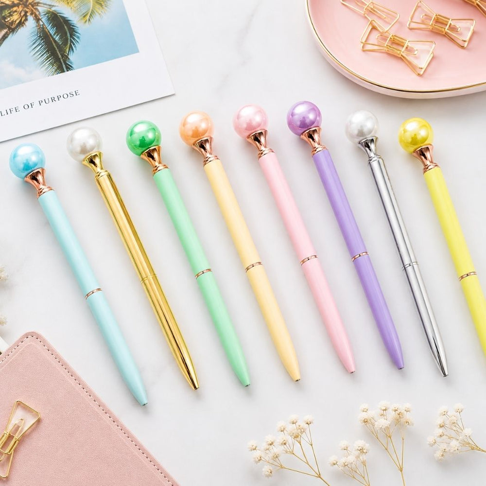 Colorful Pearl Ballpoint Pens