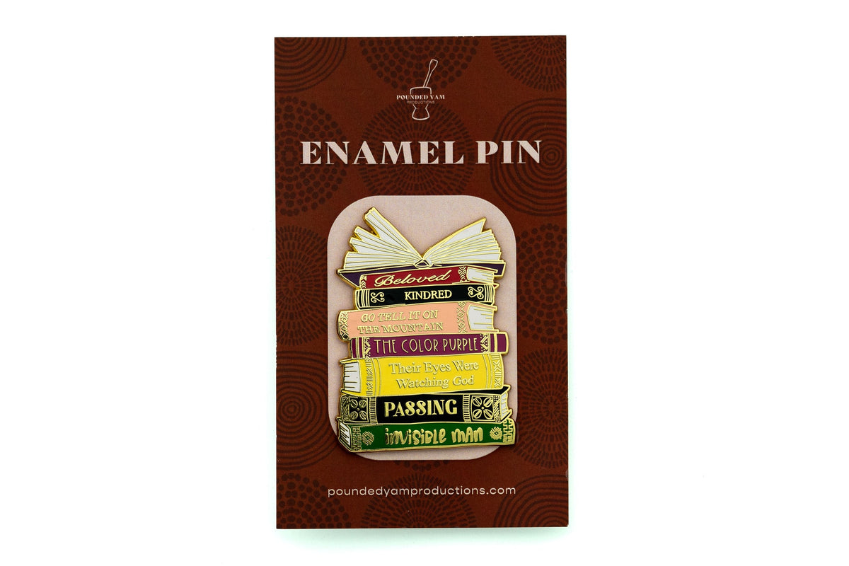 Black Literary Classics Enamel Pin