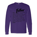 I AM HIM — Father Definition | Black Ink | Long Sleeve Tee | Definitions of HIM Collection