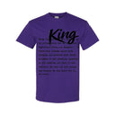 I AM HIM — King Definition | Black Ink | T-Shirt | Definitions of HIM Collection