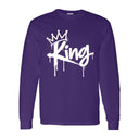 I AM HIM — King Sovereign | White Ink | Long Sleeve Tee | King Collection