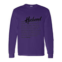 I AM HIM — Husband Definition | Black Ink | Long Sleeve Tee | Definitions of HIM Collection