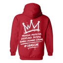 I AM HIM — King Anointed | White Ink | Pullover Hoodie | King Collection