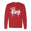 I AM HIM — King Sovereign | White Ink | Long Sleeve Tee | King Collection