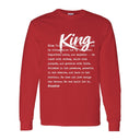 I AM HIM — King Definition | White Ink | Long Sleeve Tee | Definitions of HIM Collection