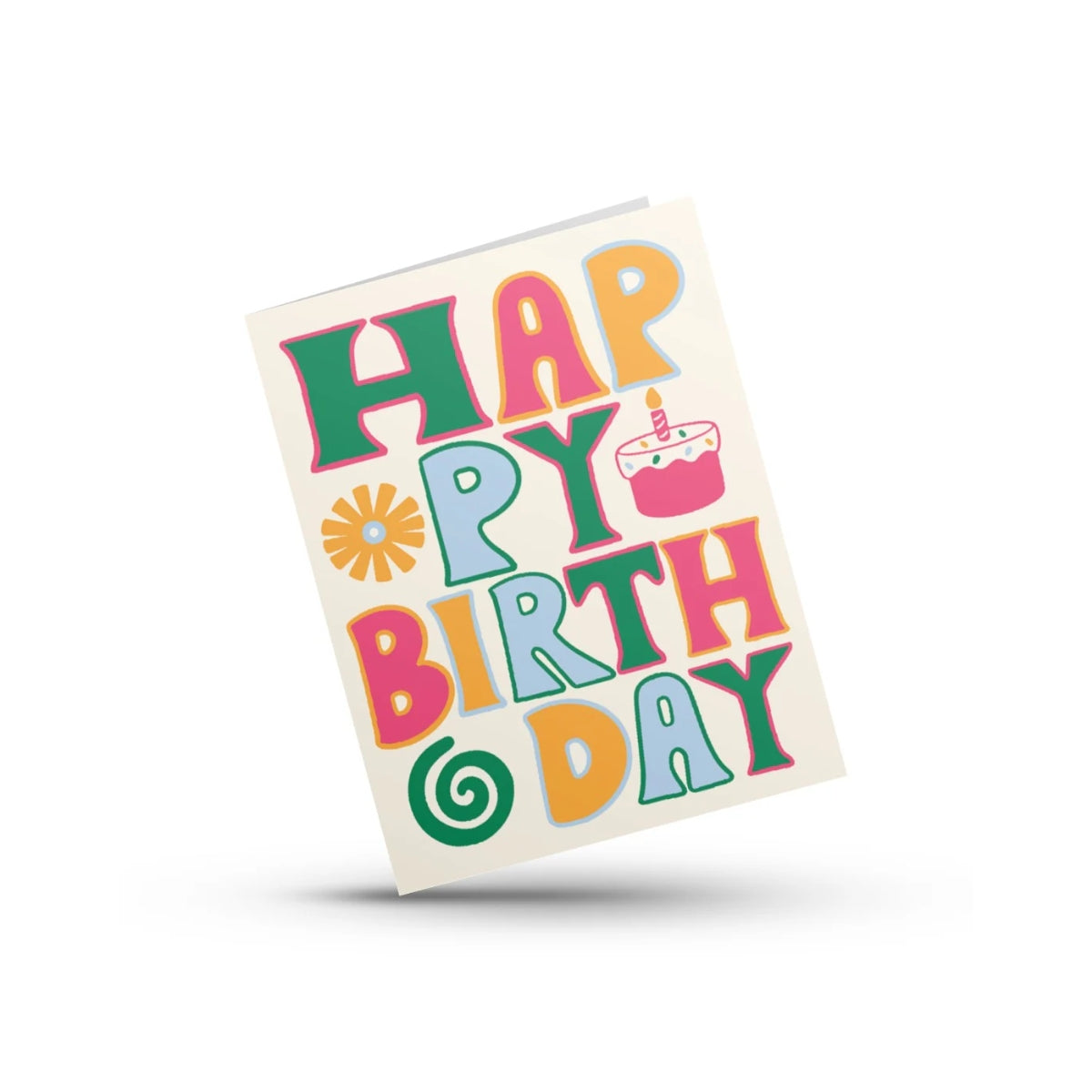 Retro Happy Birthday Card
