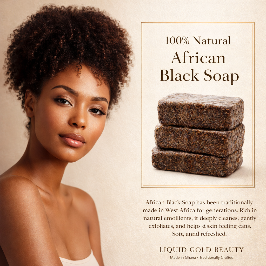 Raw African Black Soap for Healthier Skin and Hair