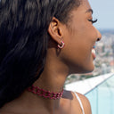 The Claire Hoop Earrings - Huggie