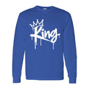 I AM HIM — King Sovereign | White Ink | Long Sleeve Tee | King Collection