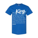 I AM HIM — King Definition | White Ink | T-Shirt | Definitions of HIM Collection