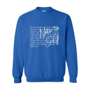 Note To Self Women's Crewneck – Sacred Reminders. Everyday Wear. White