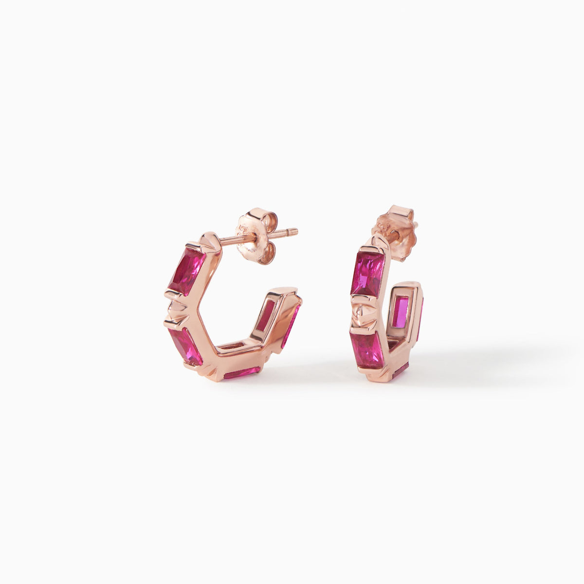 The Claire Hoop Earrings - Huggie