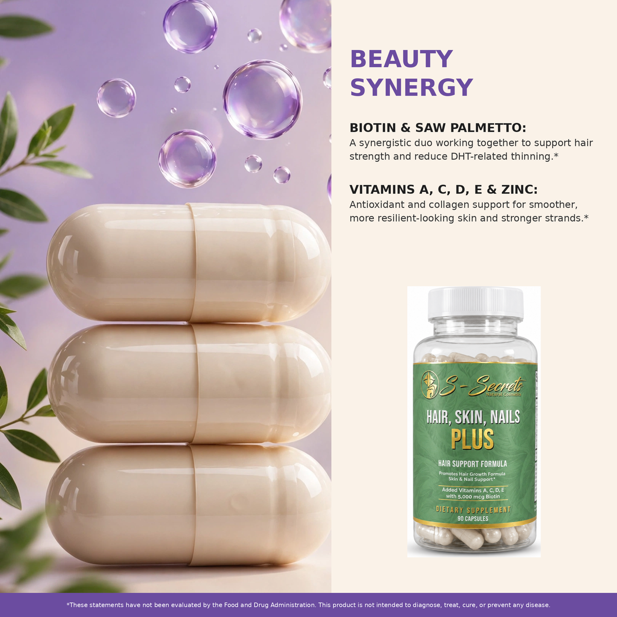 Biotin Hair Skin & Nails 5000mcg