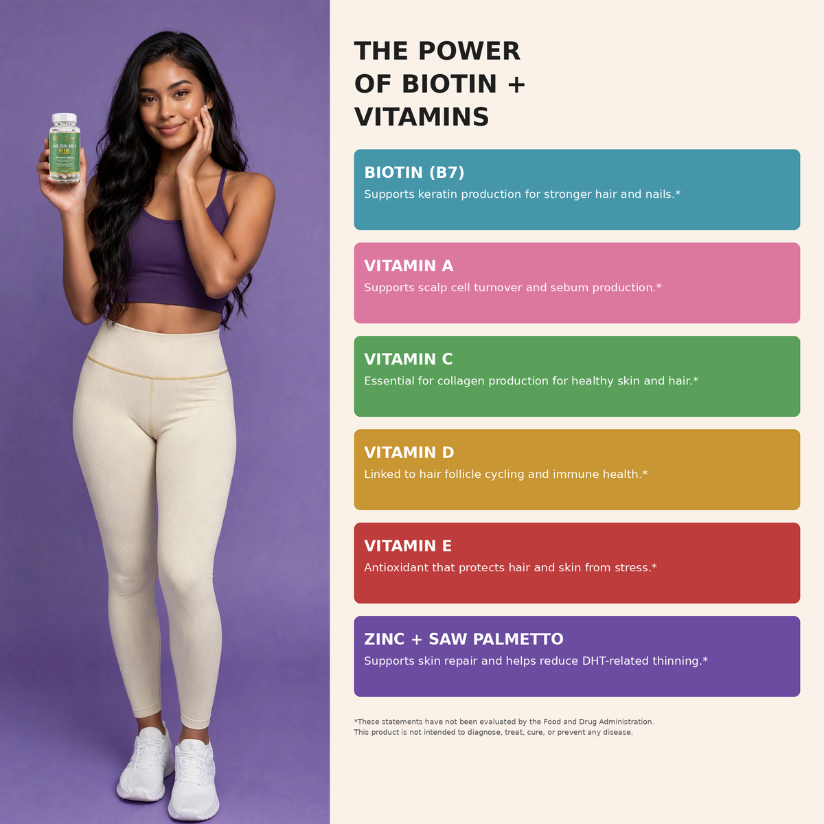 Biotin Hair Skin & Nails 5000mcg
