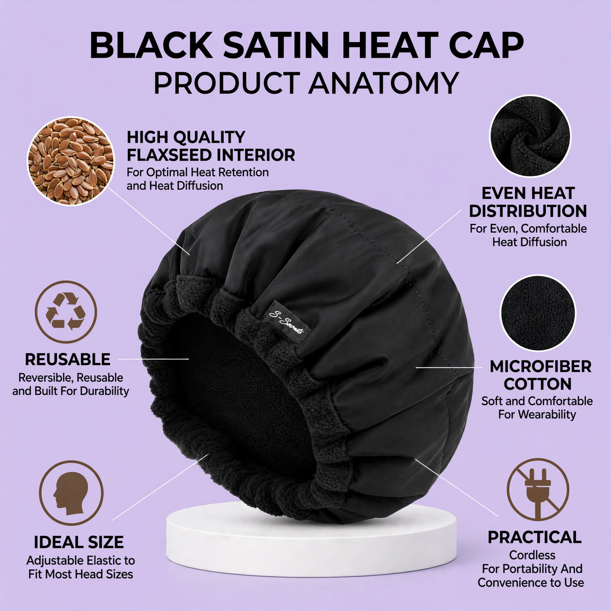 Flaxseed Deep Conditioning Heat Cap