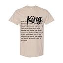 I AM HIM — King Definition | Black Ink | T-Shirt | Definitions of HIM Collection