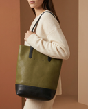 Slender Kenya Tote Bag: Olive Green