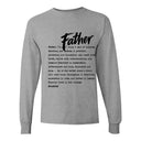 I AM HIM — Father Definition | Black Ink | Long Sleeve Tee | Definitions of HIM Collection