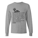 I AM HIM — Son Definition | Black Ink | Long Sleeve Tee | Legacy Collection