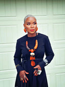 Sunset Horizon Horn Necklace Set