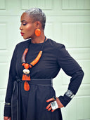 Sunset Horizon Horn Necklace Set