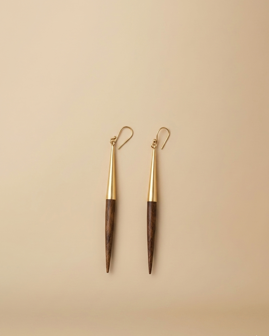 Tandi Brass Earrings
